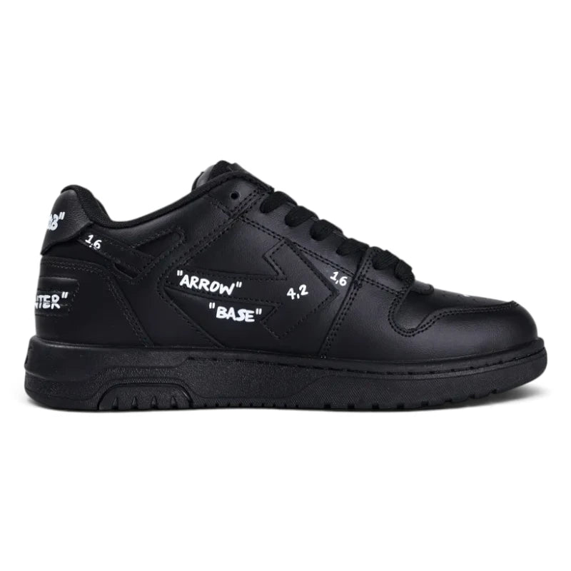 Off-White Out of Office Black White Sneakers