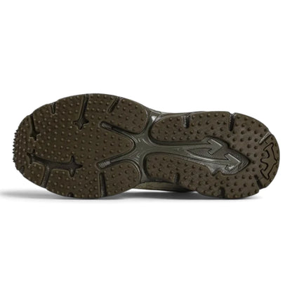 Off-White Be Right Back Suede Forest Green Sand Sneakers