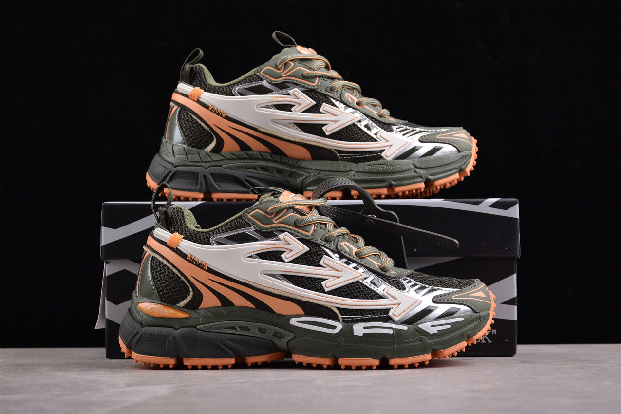 Off-White Be Right Back 'Military Green/Peach'