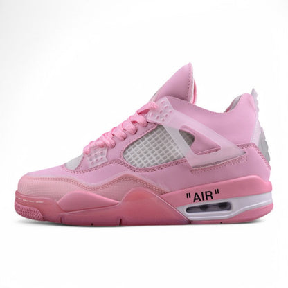 Off-White x Air Jordan 4 Pink (Women's) Sneakers