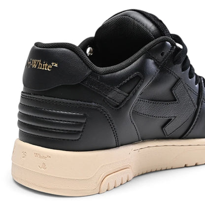 Off-White Out of Office Leather Black White Sneakers