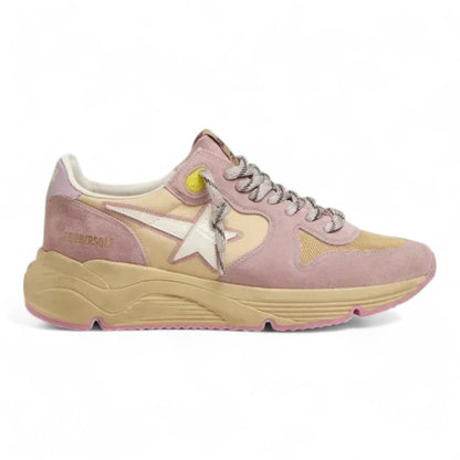 Golden Goose Running Sole Pastel Pink White Star