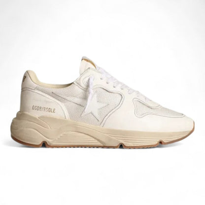 Golden Goose Running Sole Optical White Mesh Sneakers