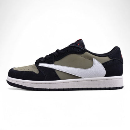 Travis Scott x Air Jordan 1 Low OG Olive Sneakers