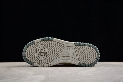 Gucci Distressed Leather Trainer Sneakers