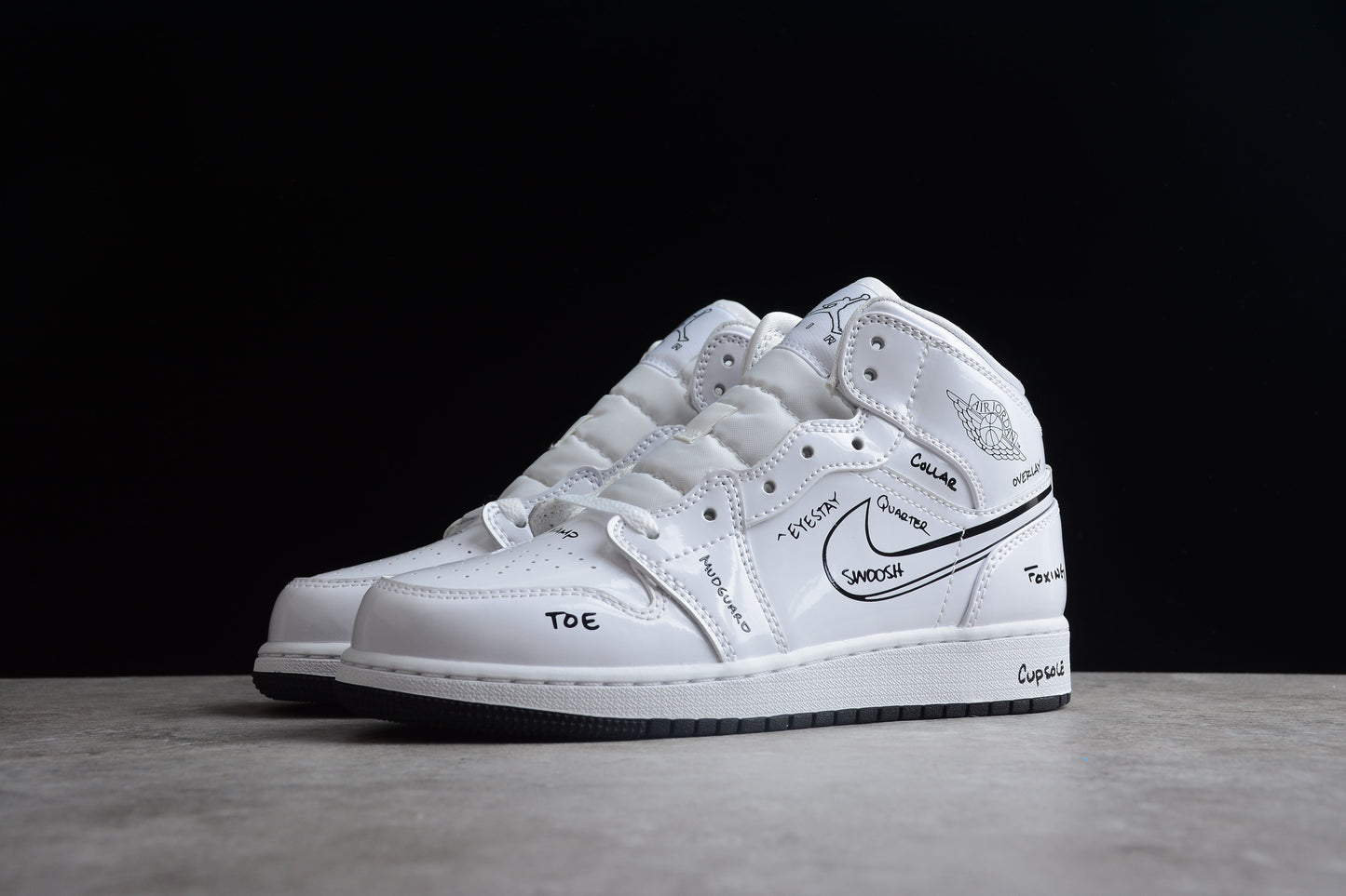 Nike Air Jordan 1 Mid GS 'Schematic'