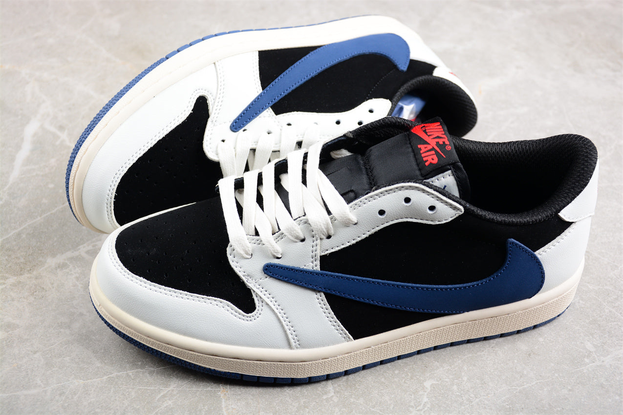 Air Jordan 1 Low x Travis White Blue