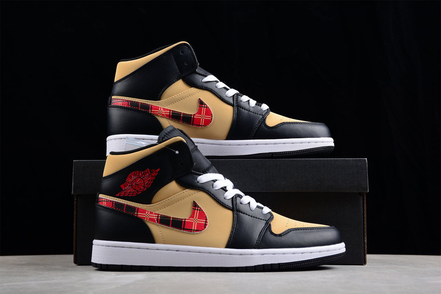 Air Jordan 1 Mid SE "Tartan Swoosh"