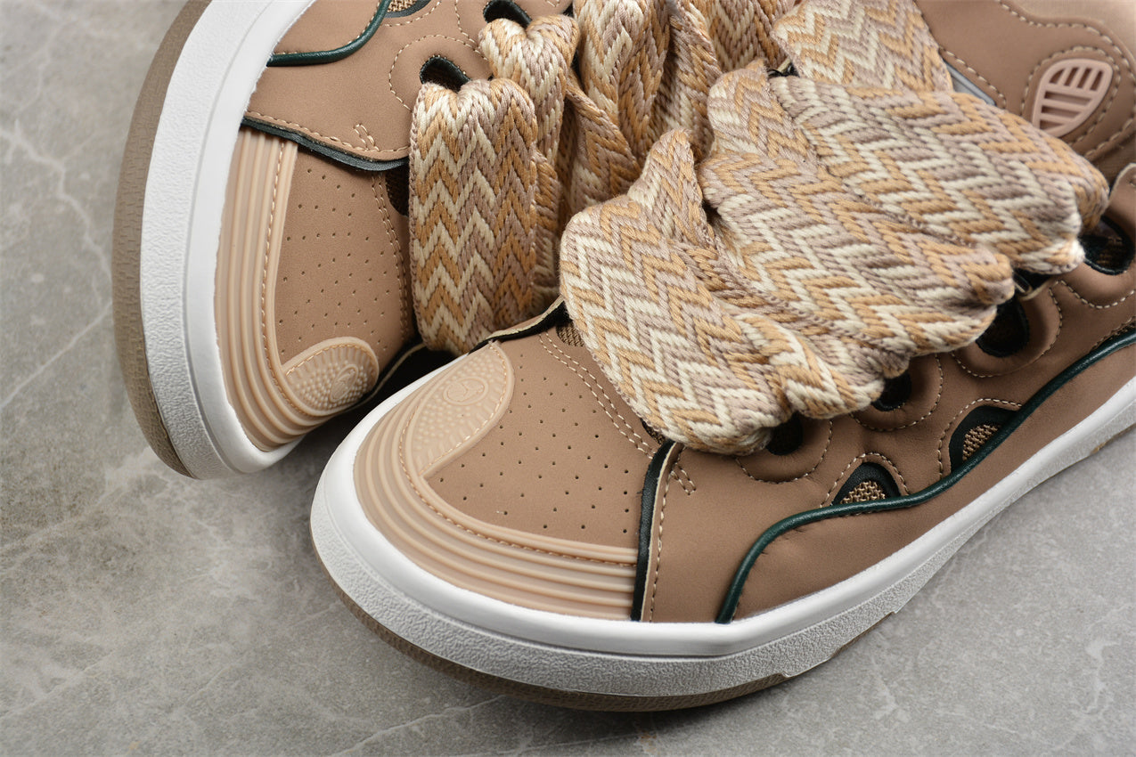 Lanvin Curb Sneaker Ecru