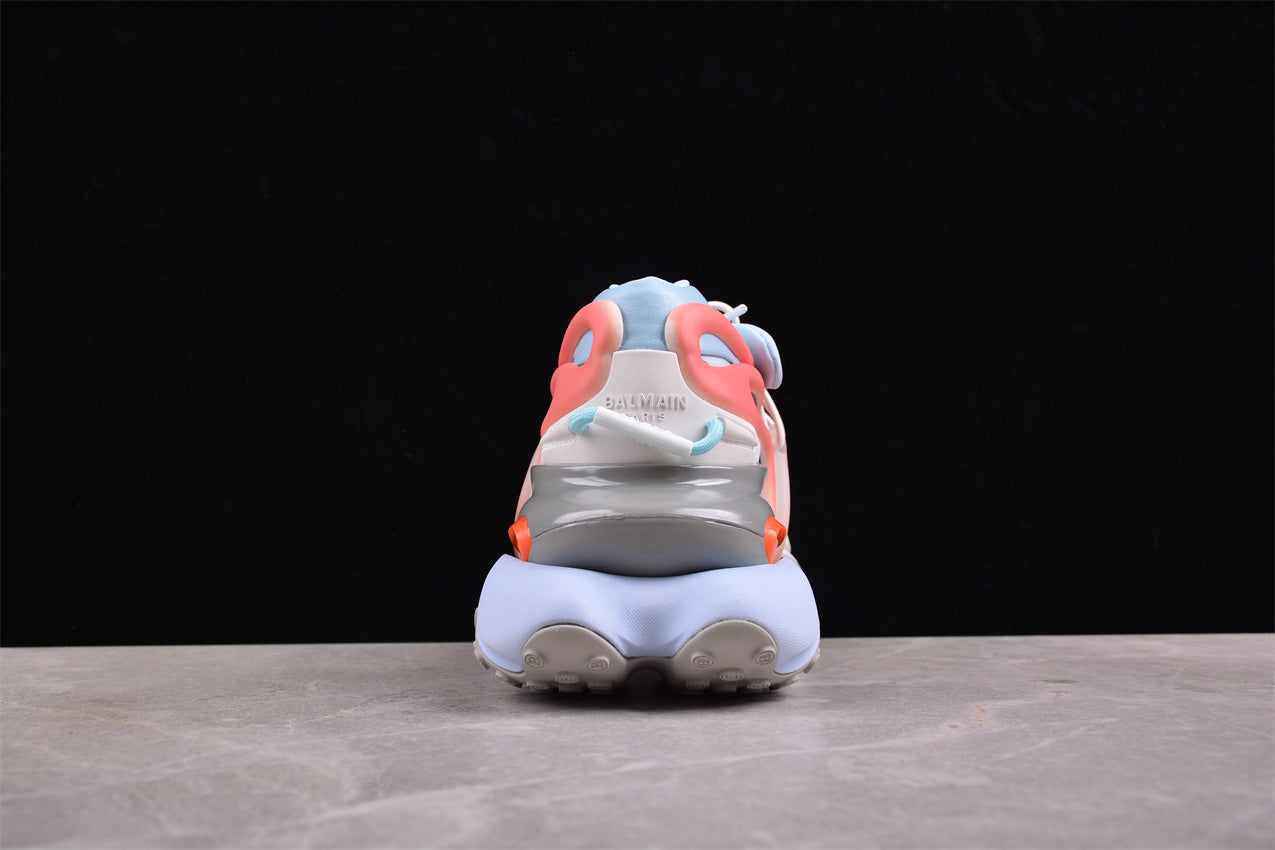 Balmain Unicorn Sneakers Light Blue/White – Neoprene and Leather
