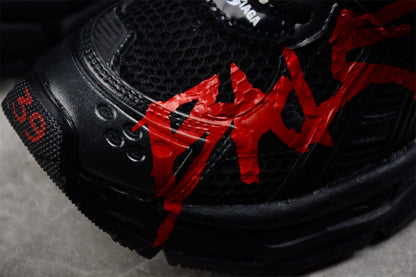 Balenciaga Runner Graffiti Black Red Sneakers