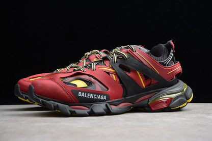Balenciaga Track Burgundy Black Sneakers