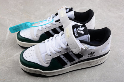 adidas Forum Low Gray Green White Sneakers