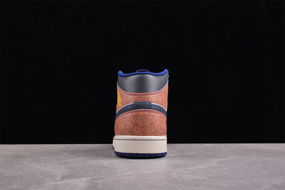 Nike Air Jordan 1 Mid SE Flight Vintage Sneakers