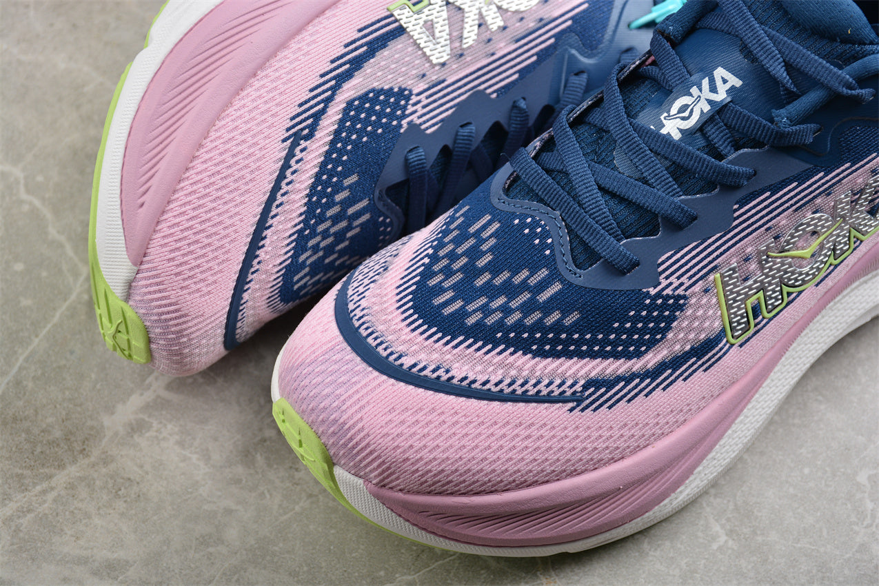 HOKA One One Rocket X 2 in Blue/Pink