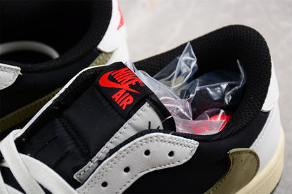 Travis Scott x Air Jordan 1 Retro Low OG Olive (Women's) Sneakers