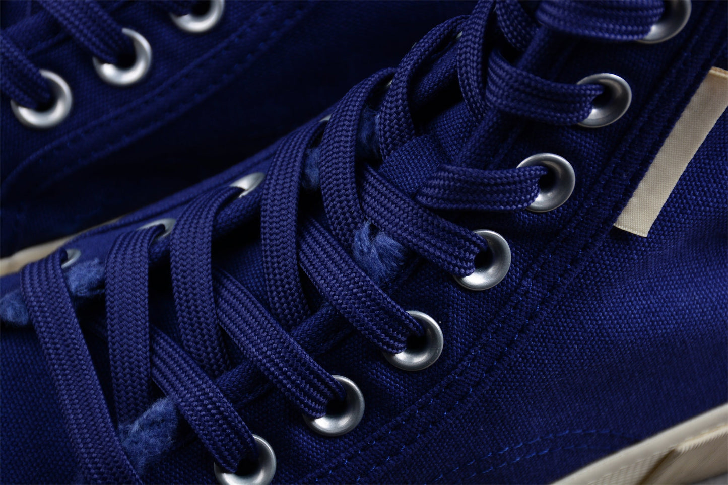 Balenciaga Paris High Top Canvas Blue Sneakers