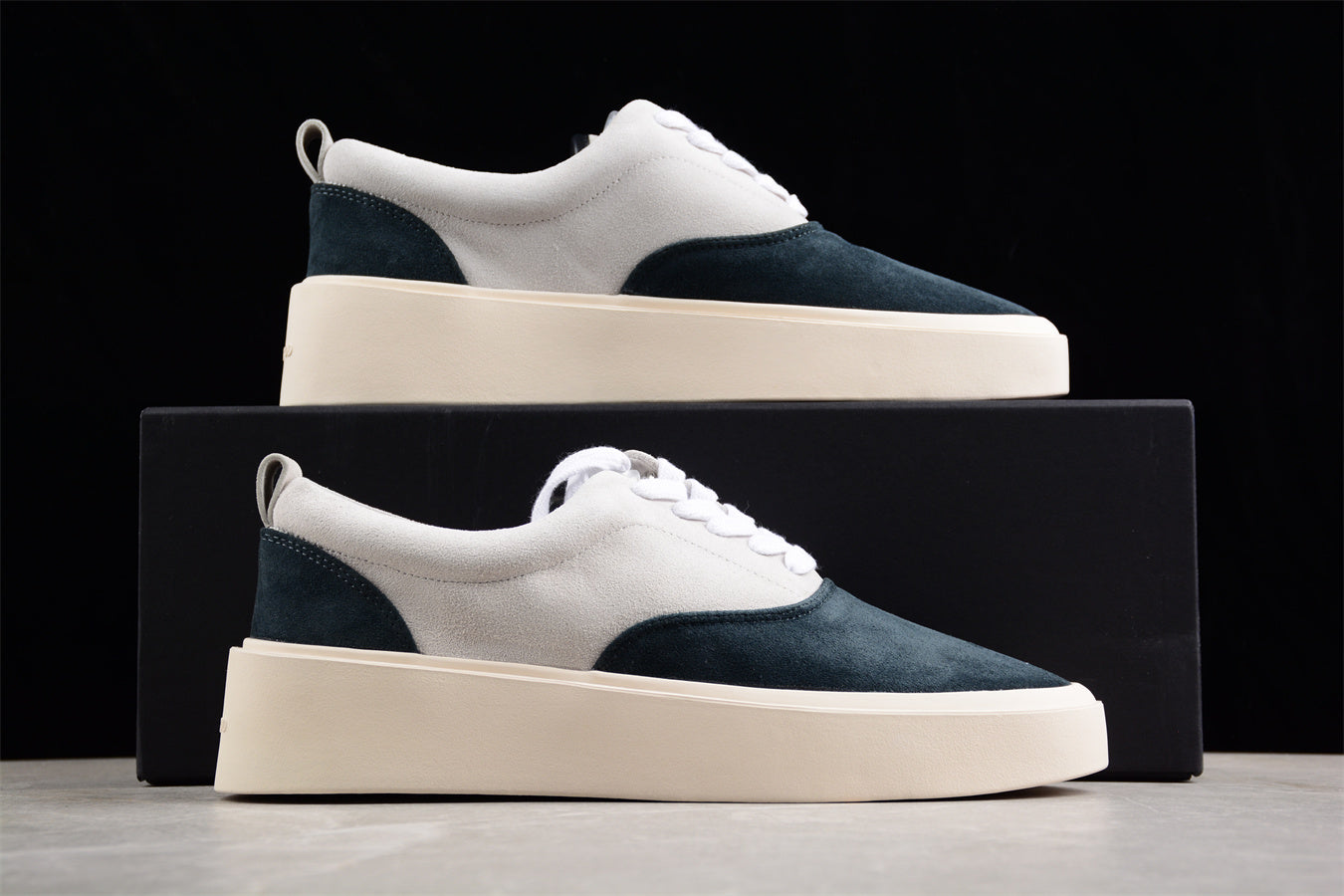 Fear of God 101 Low “Vintage Black Bone Suede”