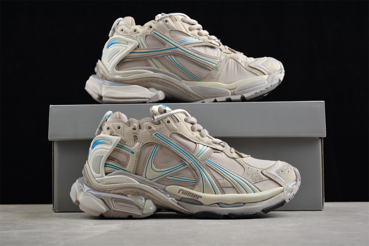 Balenciaga Runner Taupe Blue