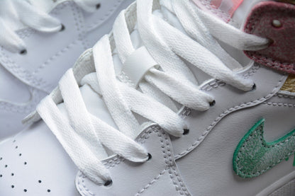 Nike Air Jordan 1 Mid Paint Drip (Women's) Sneakers