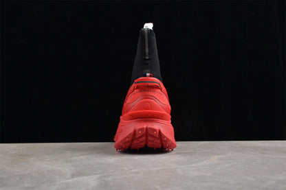 Moncler Trailgrip Sock Black Red Sneakers
