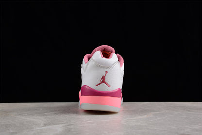 Nike Air Jordan 5 Low Crafted for Her Pink White Sneakers (Women's)
