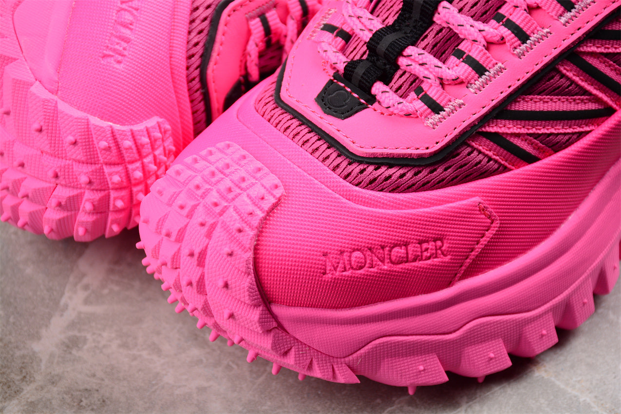 Moncler Tailgrip Panelled Sneakers | Pink