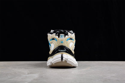 Balenciaga Runner White Beige Blue Sneakers