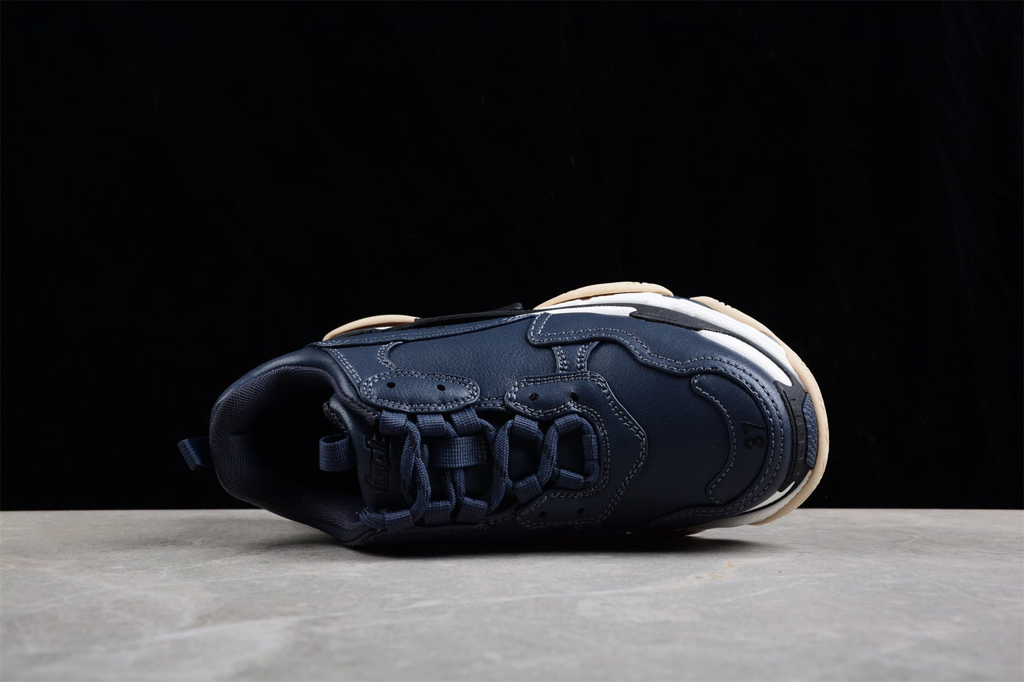 Balenciaga Triple S Blue White Sneakers