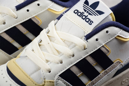 Adidas Forum Exhibit Low Off-White Shadow Navy Sneakers