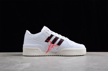 Adidas Forum 84 Low Premium Cloud White Core Black Easy Yellow Sneakers