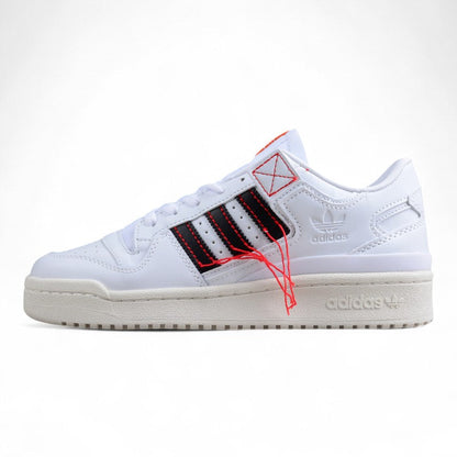Adidas Forum 84 Low Premium Cloud White Core Black Easy Yellow Sneakers