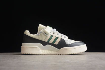 adidas Forum 84 Low White Grey Black Green Sneakers