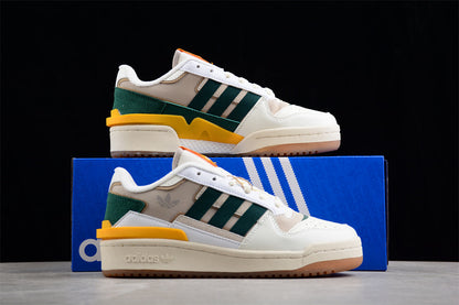 Adidas Forum Exhibit Low 2 Cloud White Collegiate Green Bliss Sneakers