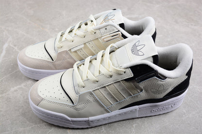 Adidas Forum Exhibit Low Cream White Black Sneakers