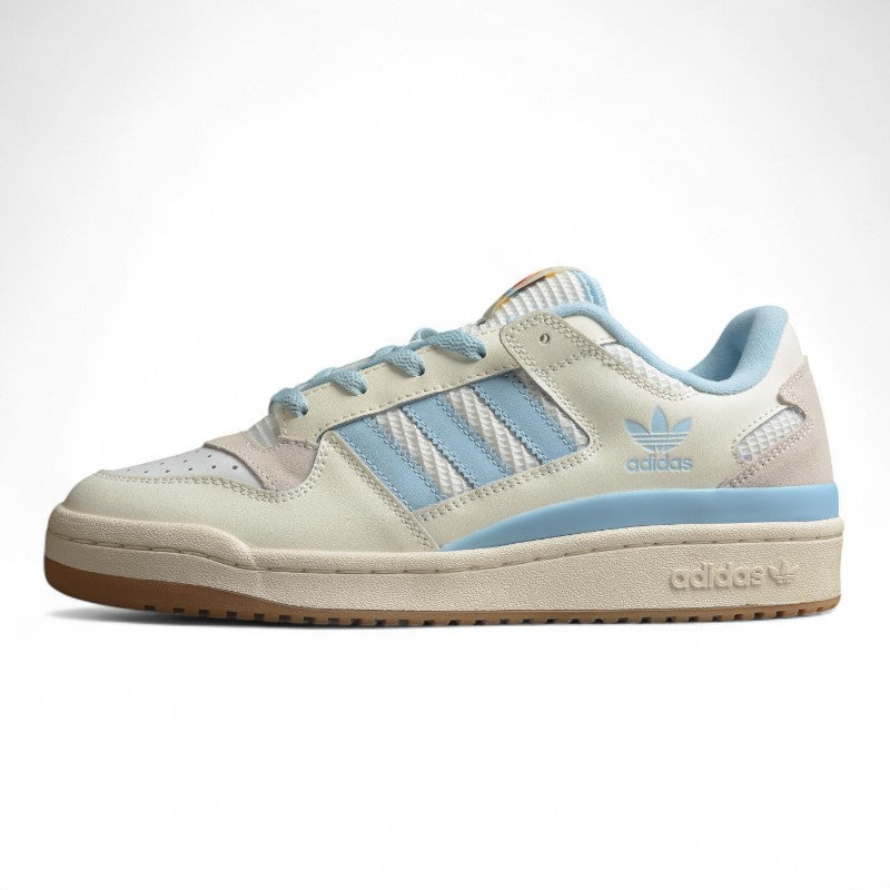 Adidas Forum Low Cream White Blue Bird Sneakers