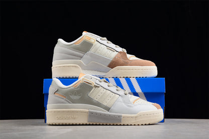 Adidas Originals Forum Exhibit Low Beige Grey Sneakers