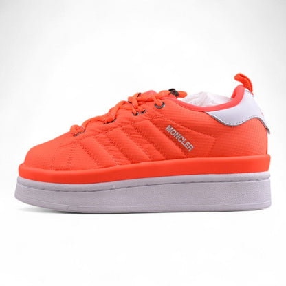 adidas x Moncler Campus Solar Red Sneakers