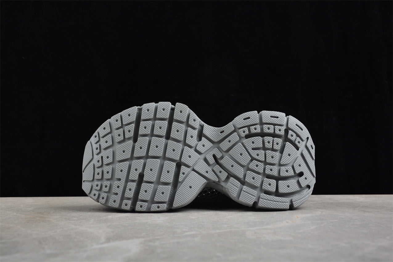 Balenciaga 3XL Fishnet Silver Sneakers