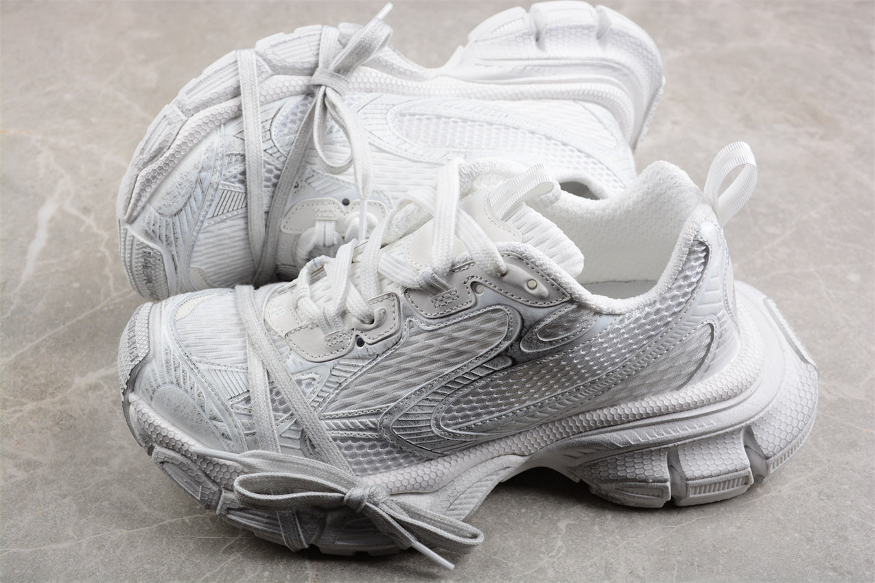 Balenciaga 3XL White Distress Sneakers