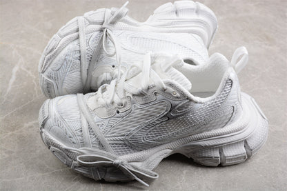 Balenciaga 3XL White Distress Sneakers