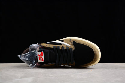 Travis Scott x Air Jordan 1 Retro Low OG SP Black Dark Mocha Sneakers