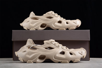 Balenciaga HD Lace Up Beige Sneakers