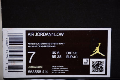 Nike Air Jordan 1 Low Ashen Slate Sneakers