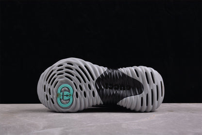 Gucci Ripple Grey Leather Sneakers