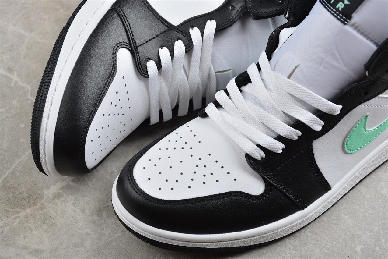 Nike Air Jordan 1 Mid "Green Glow White Black"