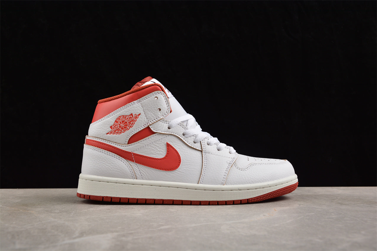 Nike Air Jordan 1 Mid "White Red Lobster"