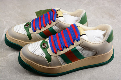 Gucci Screener Off-White Web Stripe Sneakers