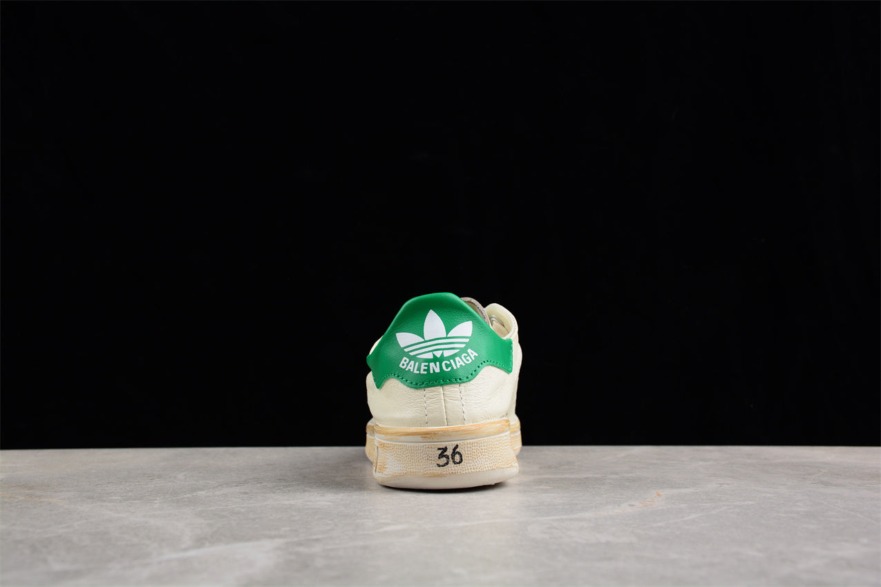 Balenciaga x adidas Stan Smith White Green Sneakers