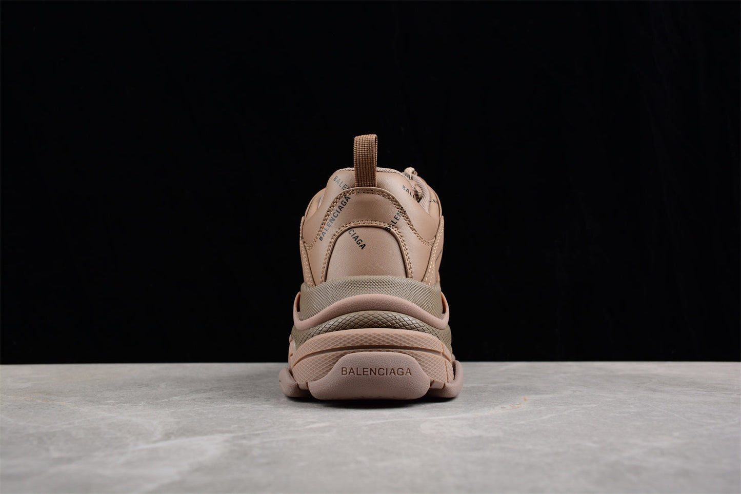 Balenciaga Triple S Brown Sneakers